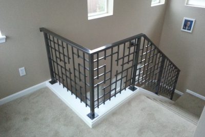 Second floor railing